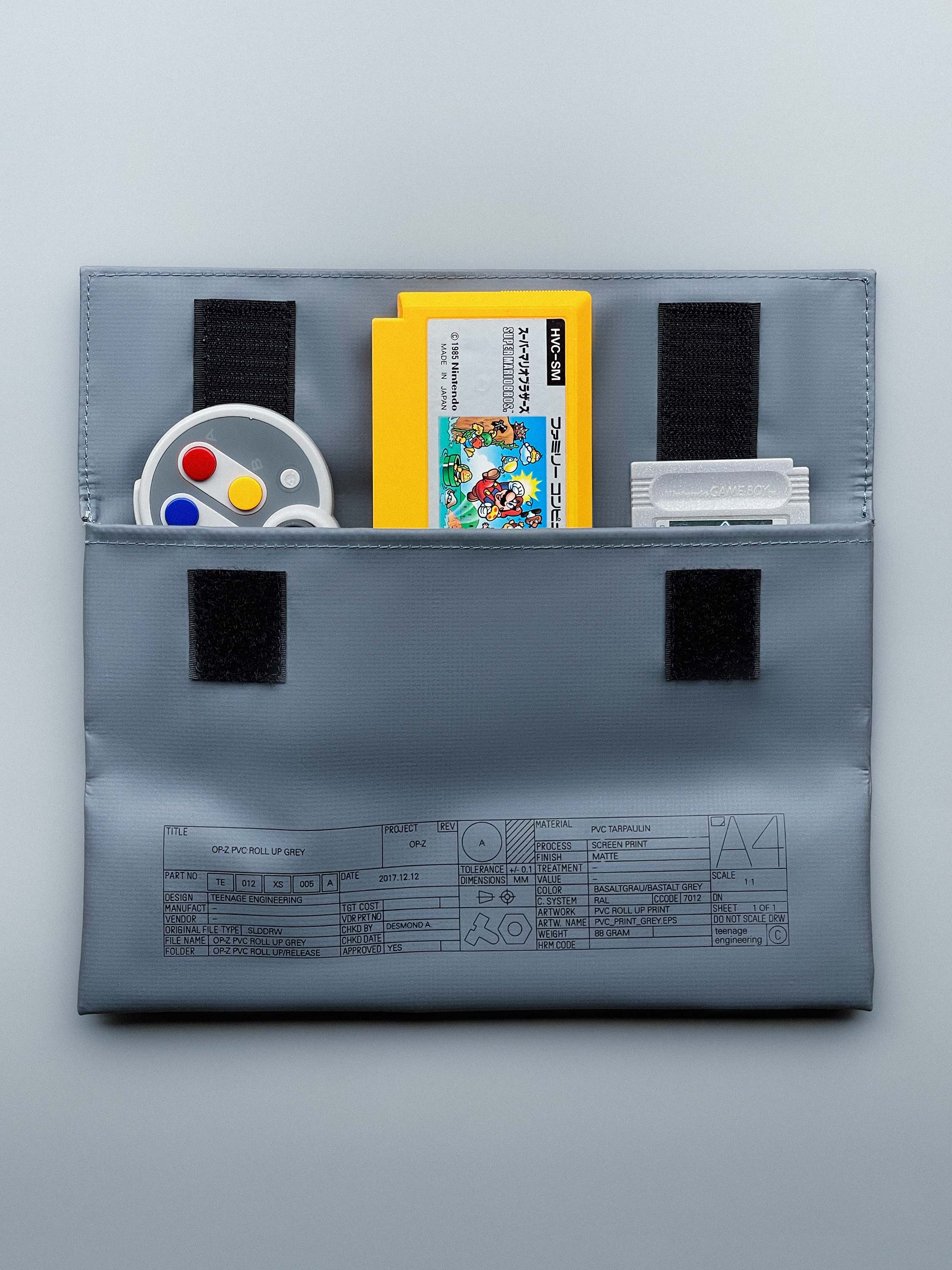 teenage engineering OP-Z-synth Roll-Up Bag Basalt-Grey