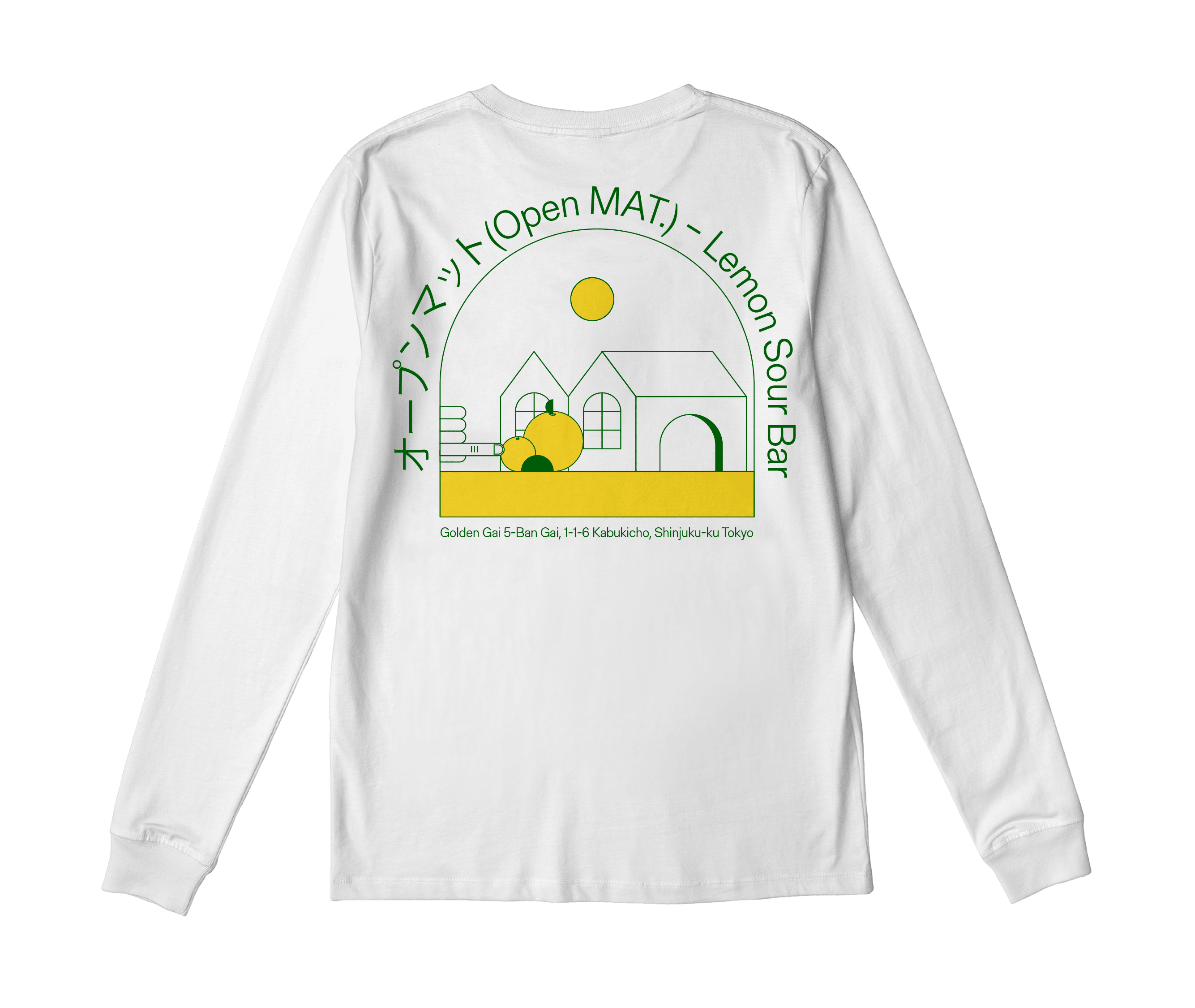 T-shirt for Open Mat - Lemon Sour Bar - Golden Gai 5-Ban Gai Shinjuku-ku Tokyo